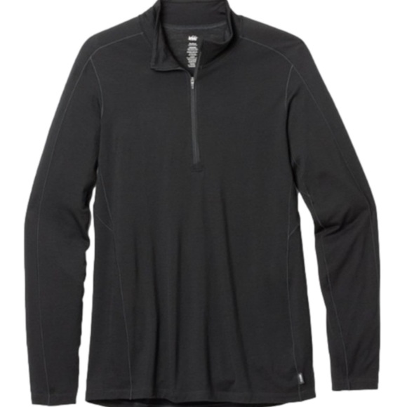 REI Co-op Merino 185 Long-Sleeve Half-Zip Base Layer Top - Women's small EUC - Picture 9 of 9